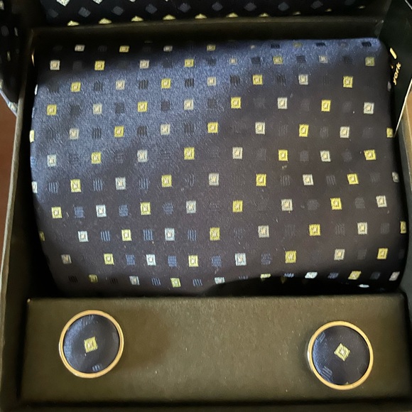 Mario Masotti Set: Tie, Cufflinks and Pocketsquare - Picture 3 of 7
